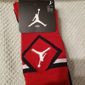 2 pair Jordan socks